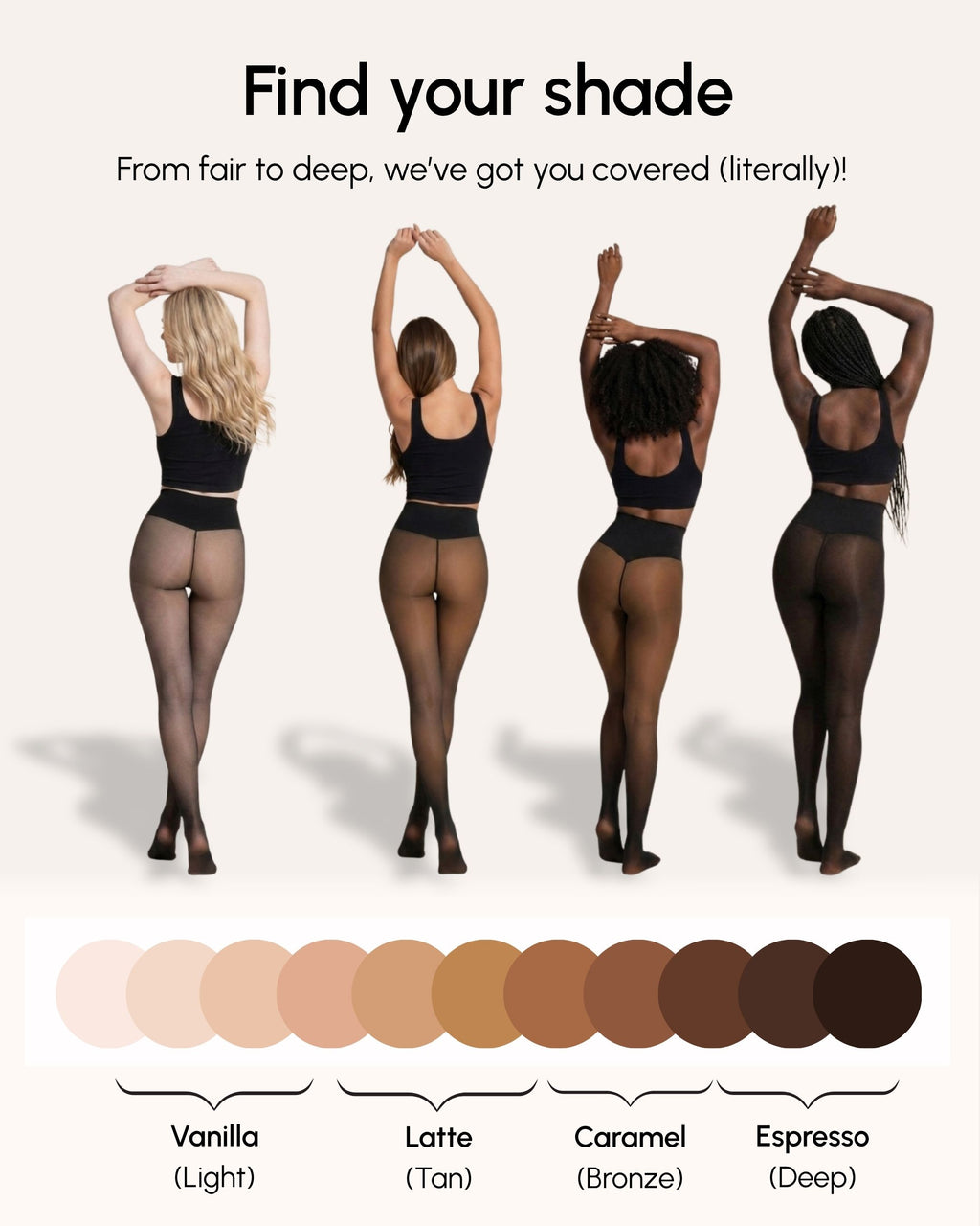 Sheer Illusion Fleece-Lined Tights