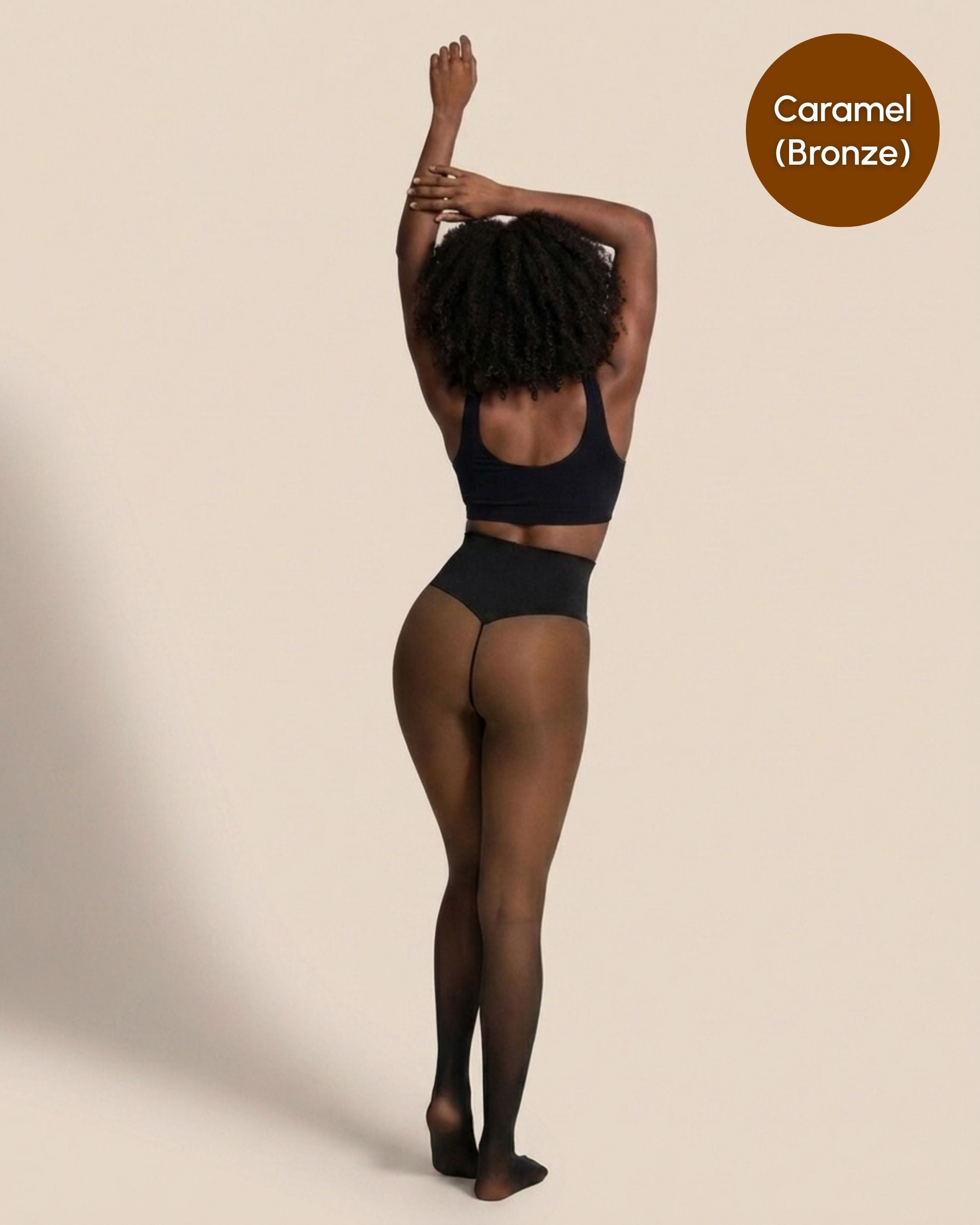 Sheer Illusion Fleece-Lined Tights