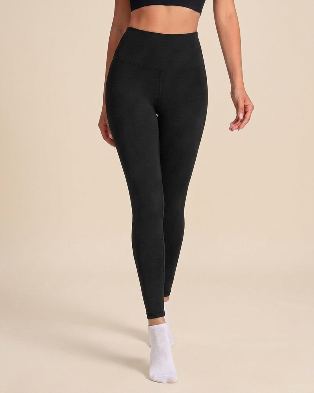 High Waisted Fleece Lined Leggings
