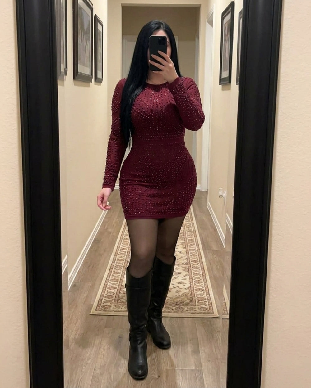 Vanilla light fleece lined tights