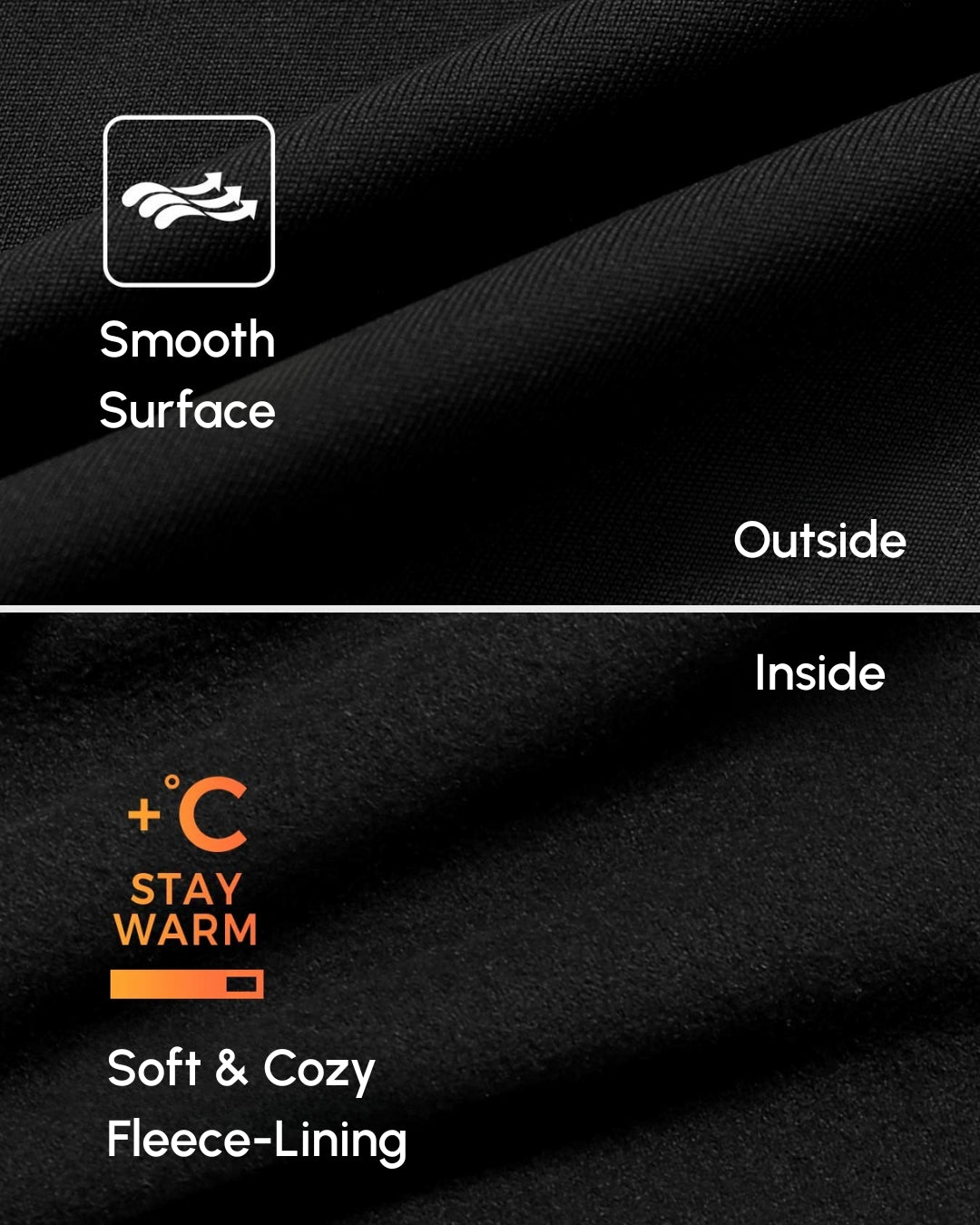 Fleece-Lined Zip-Up Jumpsuit