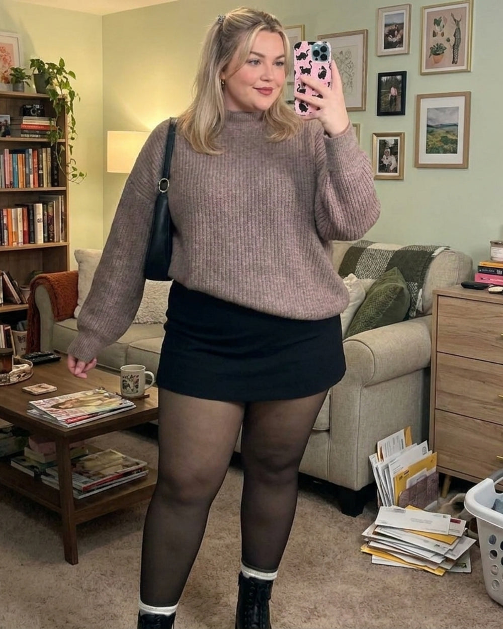 Vanilla light tights customer style
