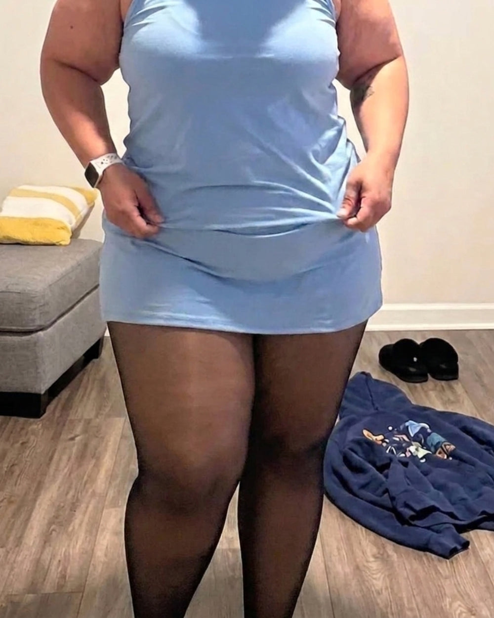 Latte tan tights