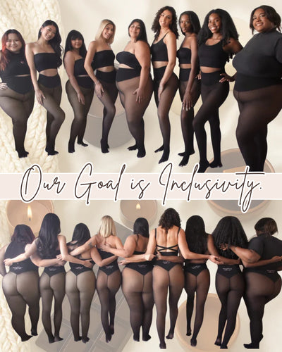 Sheer Illusion Fleece-Lined Tights