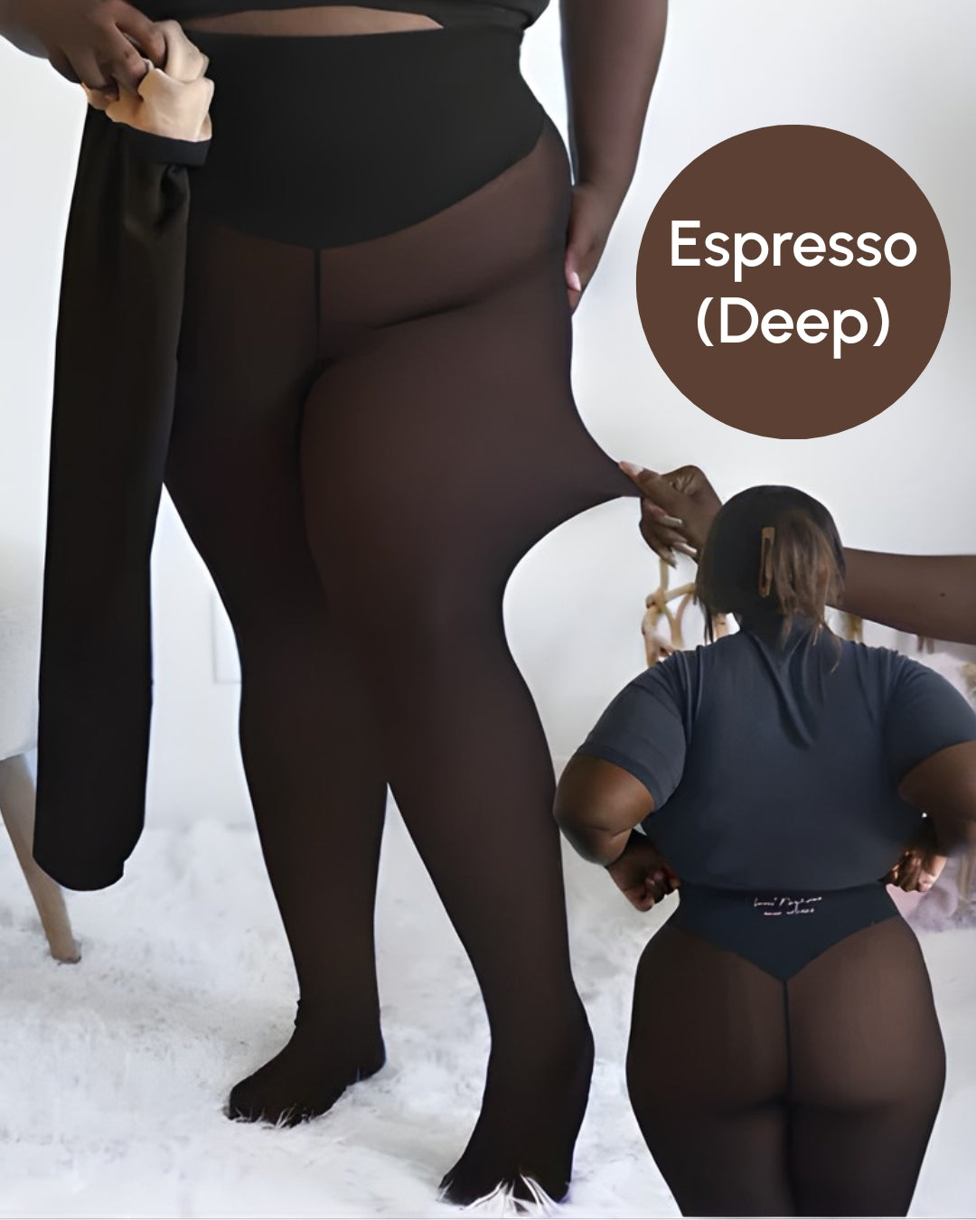 Snatched One-Seam Sheer Fleece Leggings – IRAZIA